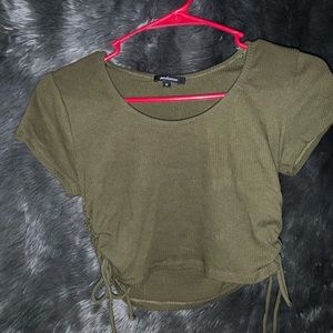 Cropped Green Top